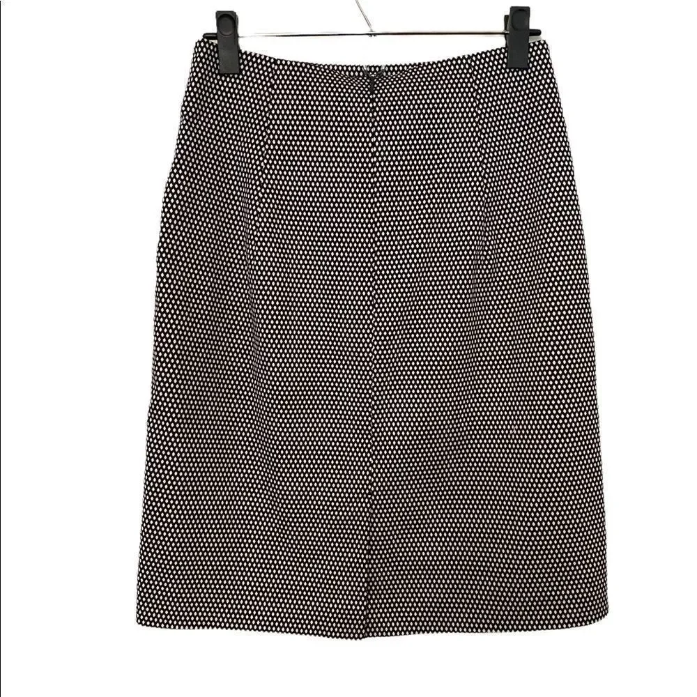 Worthington Pencil Skirt Black/ White Size 6
